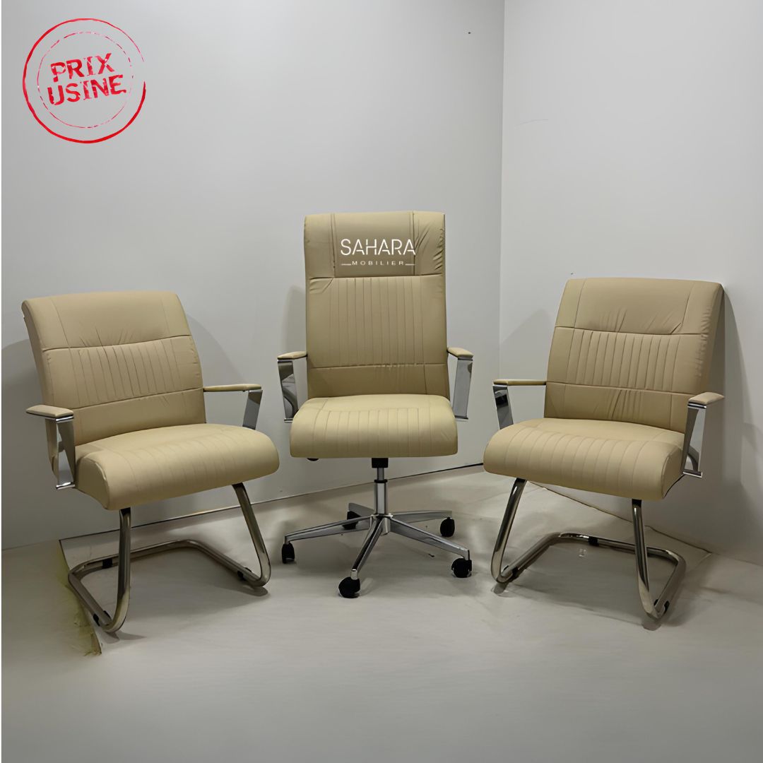 Ensemble Fauteuils BLAD Beige Réf B3593
