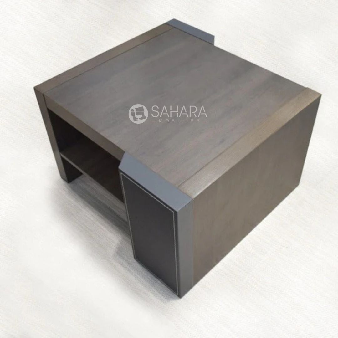 table basse rectangulaire en bois