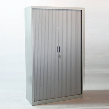 Armoire haute métallique avec 2 portes Rideau L120 x P42,5 x H198 cm A0600