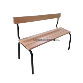 Banc scolaire semi-métallique avec dossier Réf. B2188