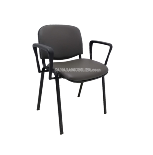 Chaise ISO en simili cuir avec coque et accoudoirs Réf B3687