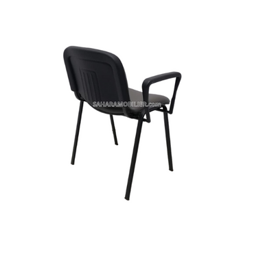 Chaise ISO en simili cuir avec coque et accoudoirs Réf B3687