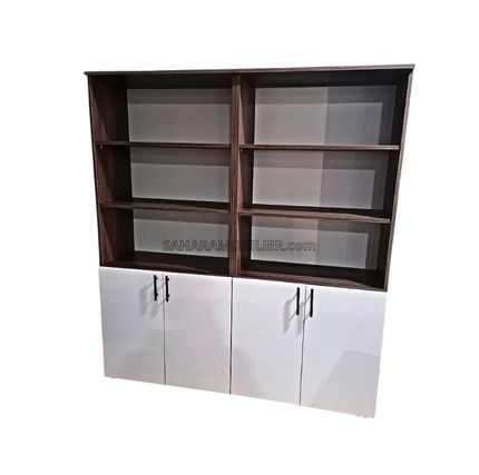 Armoire bibliothèque en bois  Réf.B2749