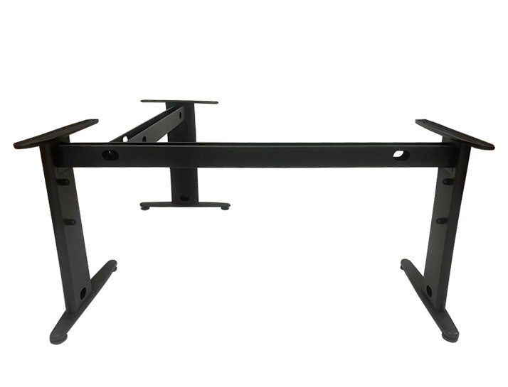 Piètement de bureau métallique en tôle pliée avec retour Réf. B1910