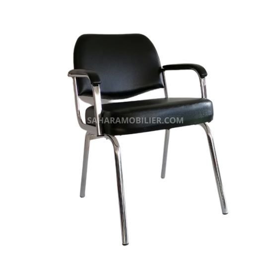 CHAISE ISO AVEC ACCOUDOIRS EN SIMILI CUIR Réf. B1945