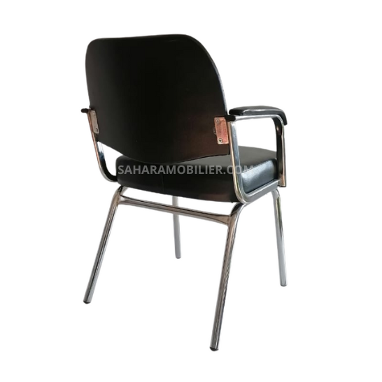 CHAISE ISO AVEC ACCOUDOIRS EN SIMILI CUIR Réf. B1945