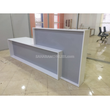 Bureau comptoir d'accueil avec caisson Réf. B1972