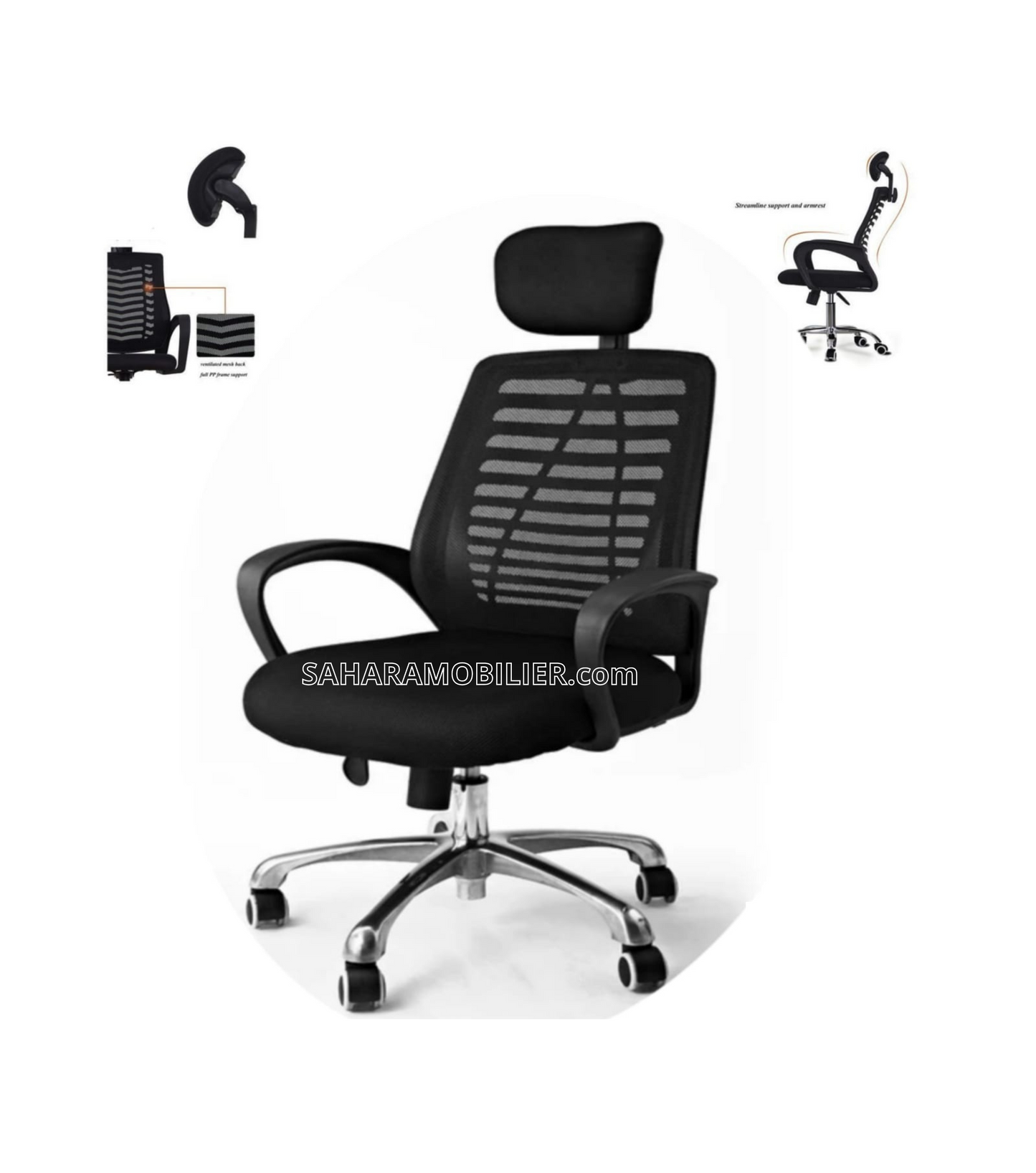 Fauteuil FONITIC noir Réf. B2289