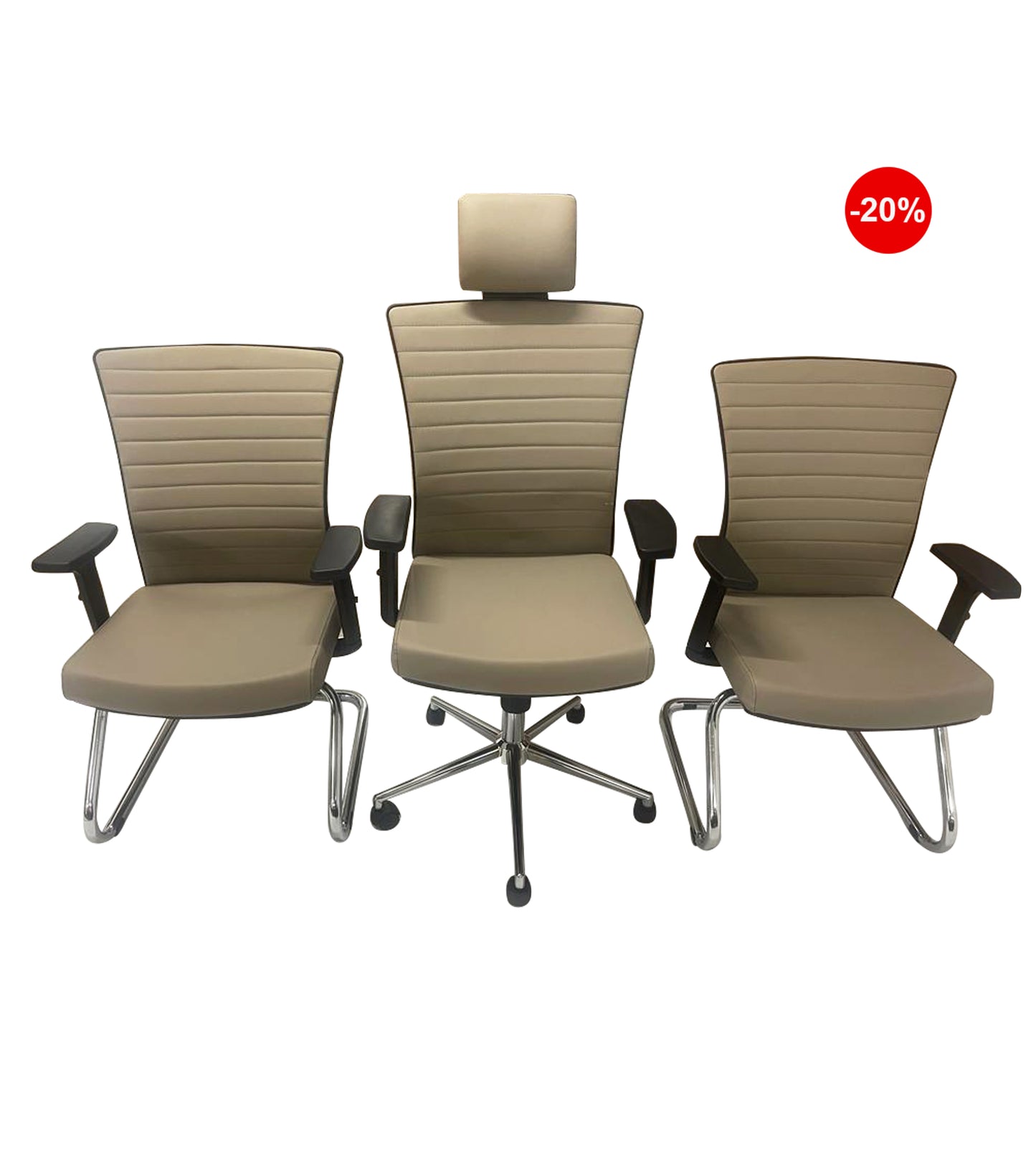 Pack Fauteuil ARMONI Taupe Réf. B0923