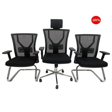 Ensemble Fauteuil ARMONI Mesh Réf B0944