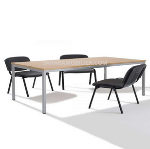 Table de réunion semi métallique 2400 x 1200 mm B1145