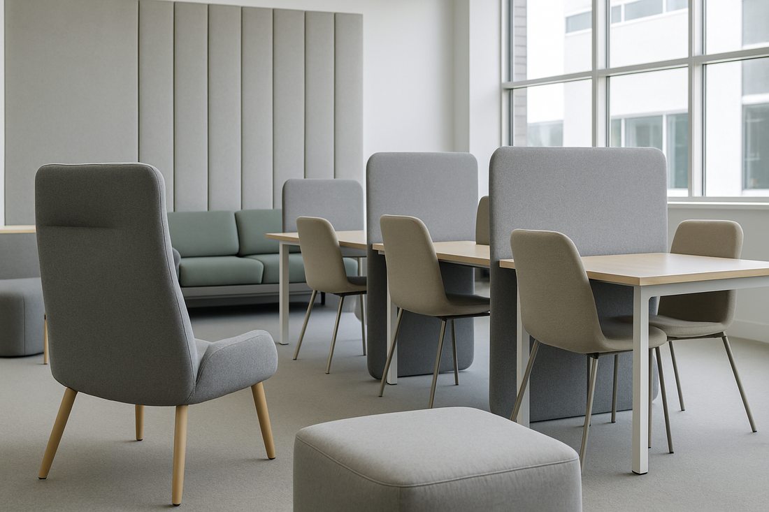 Le rôle du mobilier dans l’acoustique des espaces : salles de classe, bureaux et open-spaces