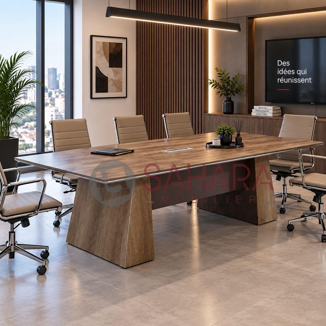 Table de Réunion Professionnelle 240 × 120 cm Proxima Réf C0607