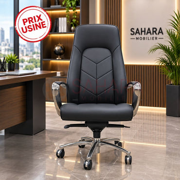 Fauteuil président ergonomique en simili cuir Réf C0897