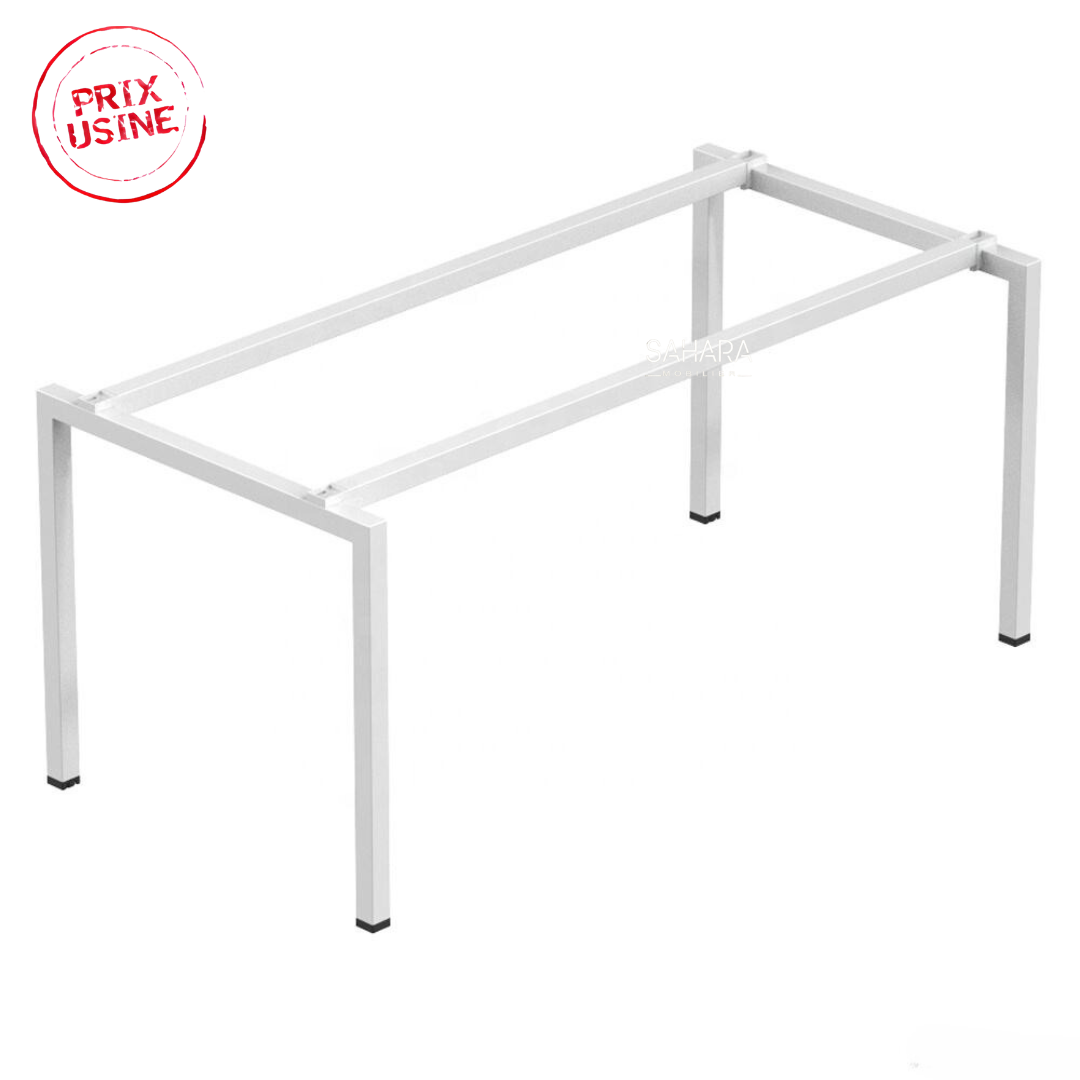 Bureau droit avec voile et caisson Réf B3648