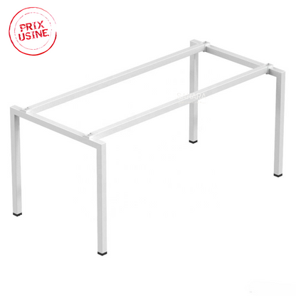 Bureau droit avec voile et caisson Réf B3648