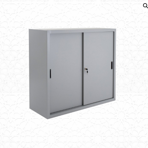 Armoire basse portes battantes avce fermeture 