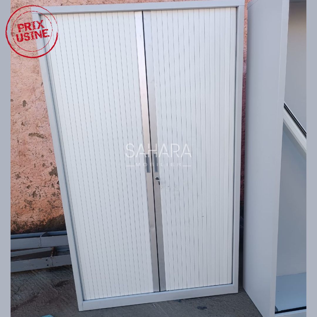Armoire haute métallique avec 2 portes Rideau Réf. A0600