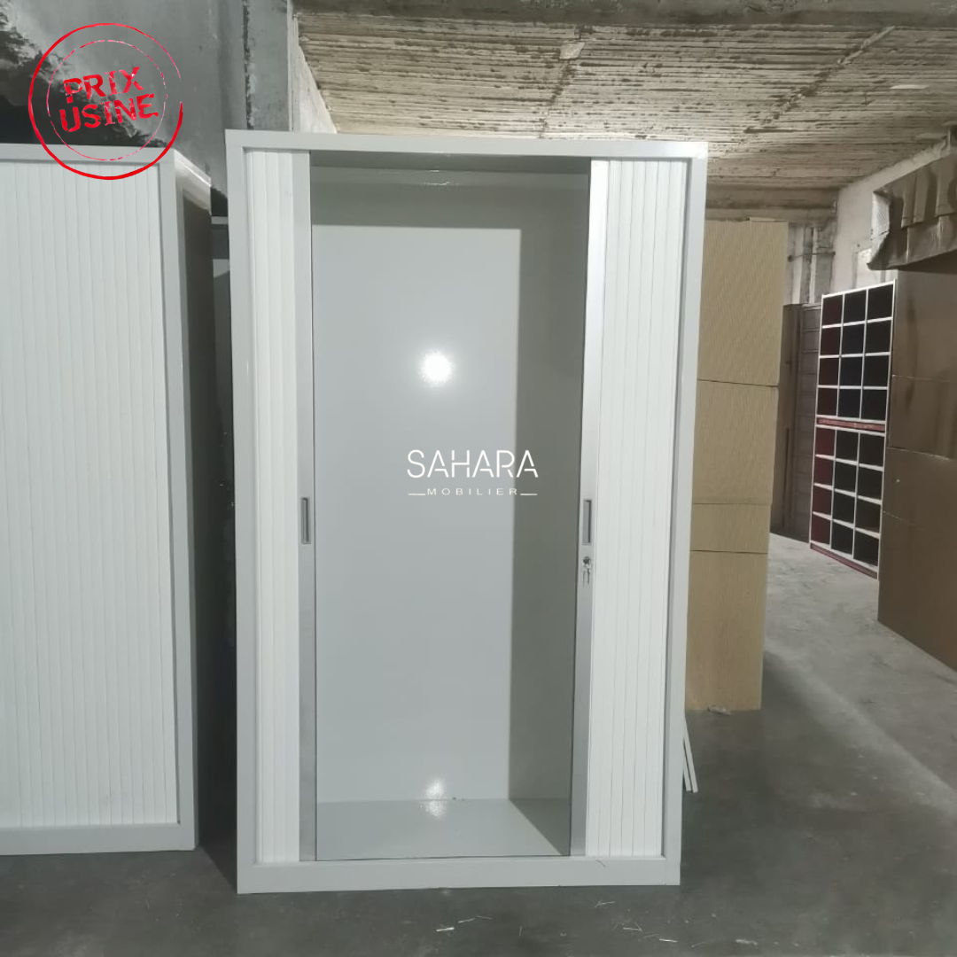 Armoire haute métallique avec 2 portes Rideau Réf. A0600