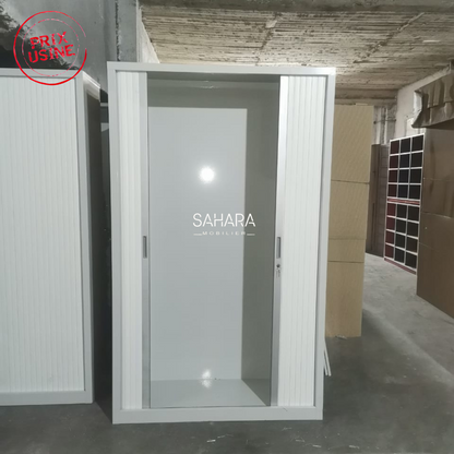 Armoire haute métallique avec 2 portes Rideau Réf. A0600