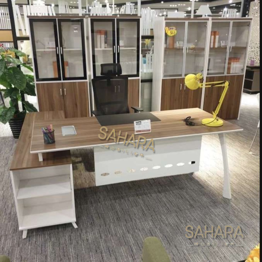 Bureau avec retour Elégant Réf B2606