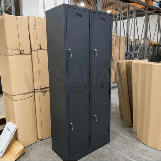 Vestiaire multicases 2 cases superposées à monter Réf C0267