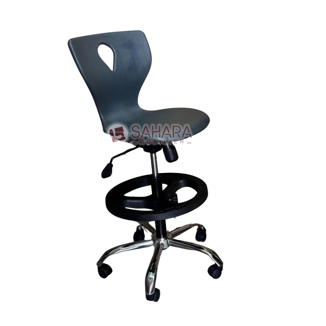 Chaise de bureau haute / tabouret ergonomique