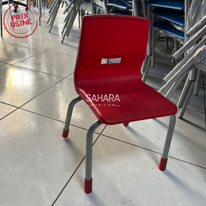 Chaise de collectivité dossier carré réf B3454