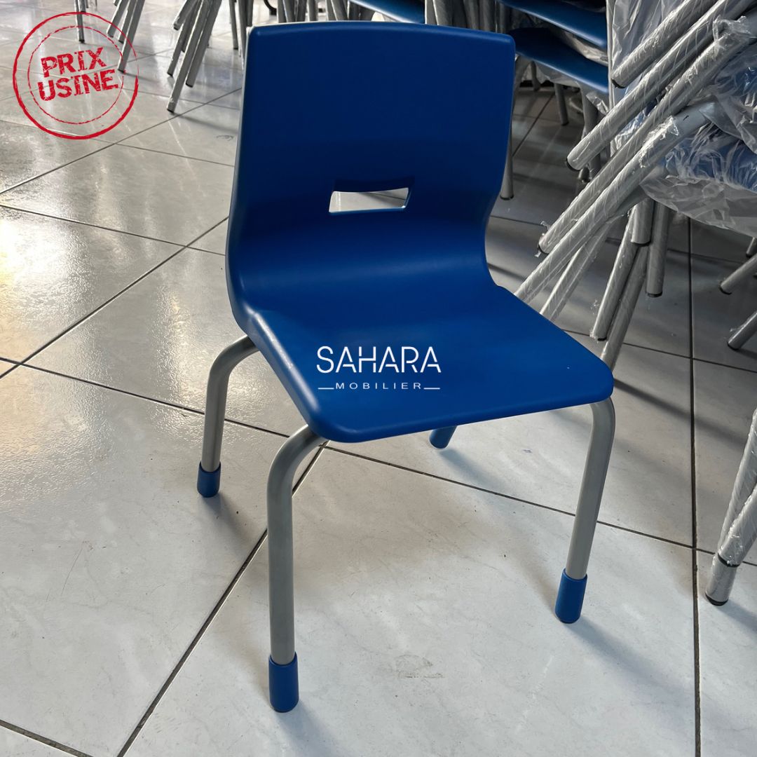 Chaise de collectivité dossier carré réf B3454