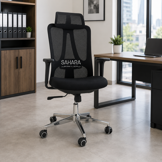 Fauteuil President en Mesh Réf 163-A