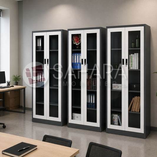 Armoire métallique portes battante semi-métallique Réf C0303