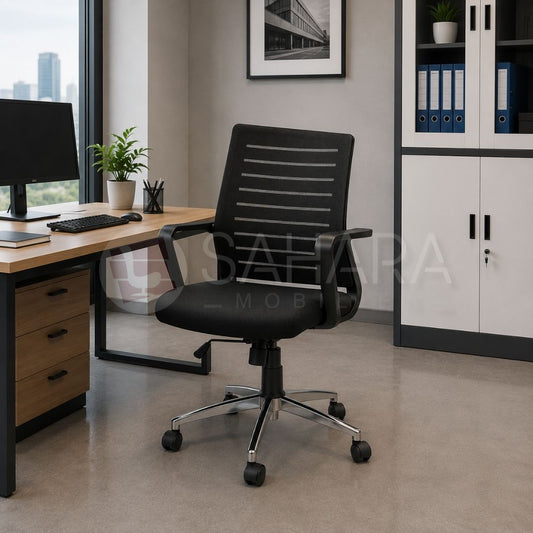 Fauteuil Opérateur ES 356 chromé Réf b3860