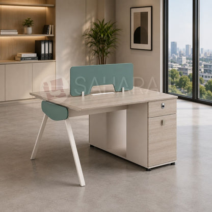 Bureau open space 4 positions Réf C1152