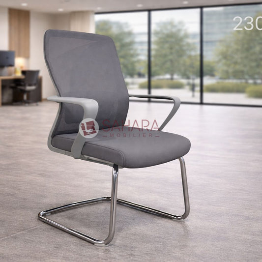 fauteuil de bureau en mesh livo pour utilisation visiteur