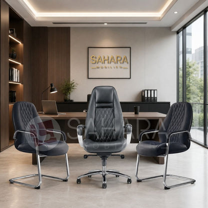 Ensemble Fauteuil TREND  noir Réf B3468