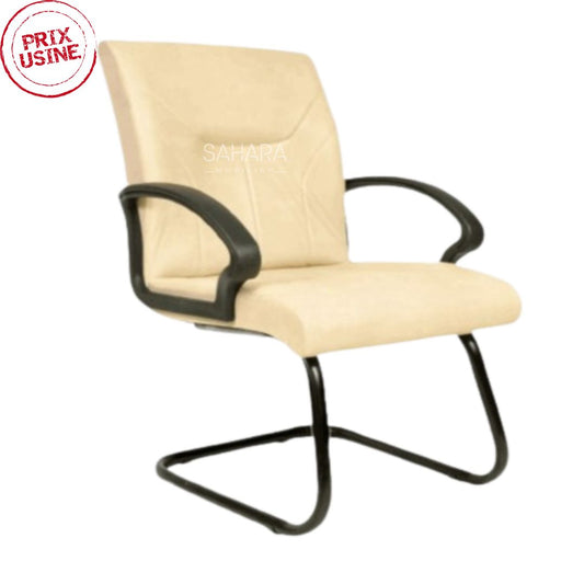 Fauteuil visiteur BLAD en beige Réf. B2179