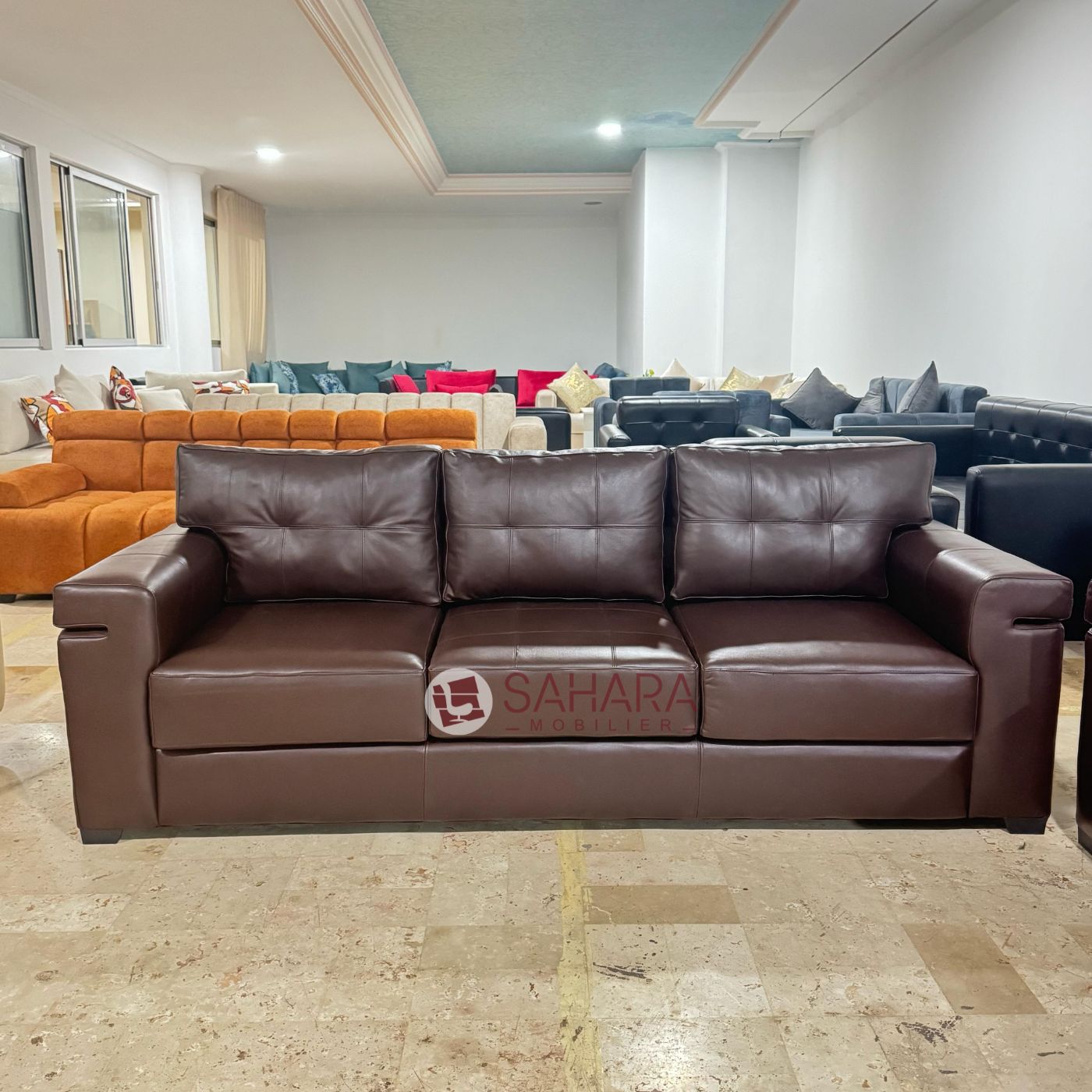 Fauteuil canapé En cuir Réf B4444