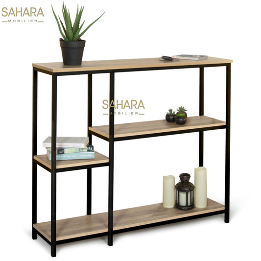 ETAGÈRE BIBLIOTHÈQUE DETROIT DESIGN INDUSTRIEL Réf B2768