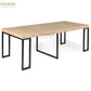 TABLE CONSOLE EXTENSIBLE TORONTO 10 PERSONNES 235 CM DESIGN INDUSTRIEL RéfB2774