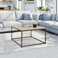 TABLE BASSE CARRÉE 70 CM DESIGN INDUSTRIEL Réf 	B2454