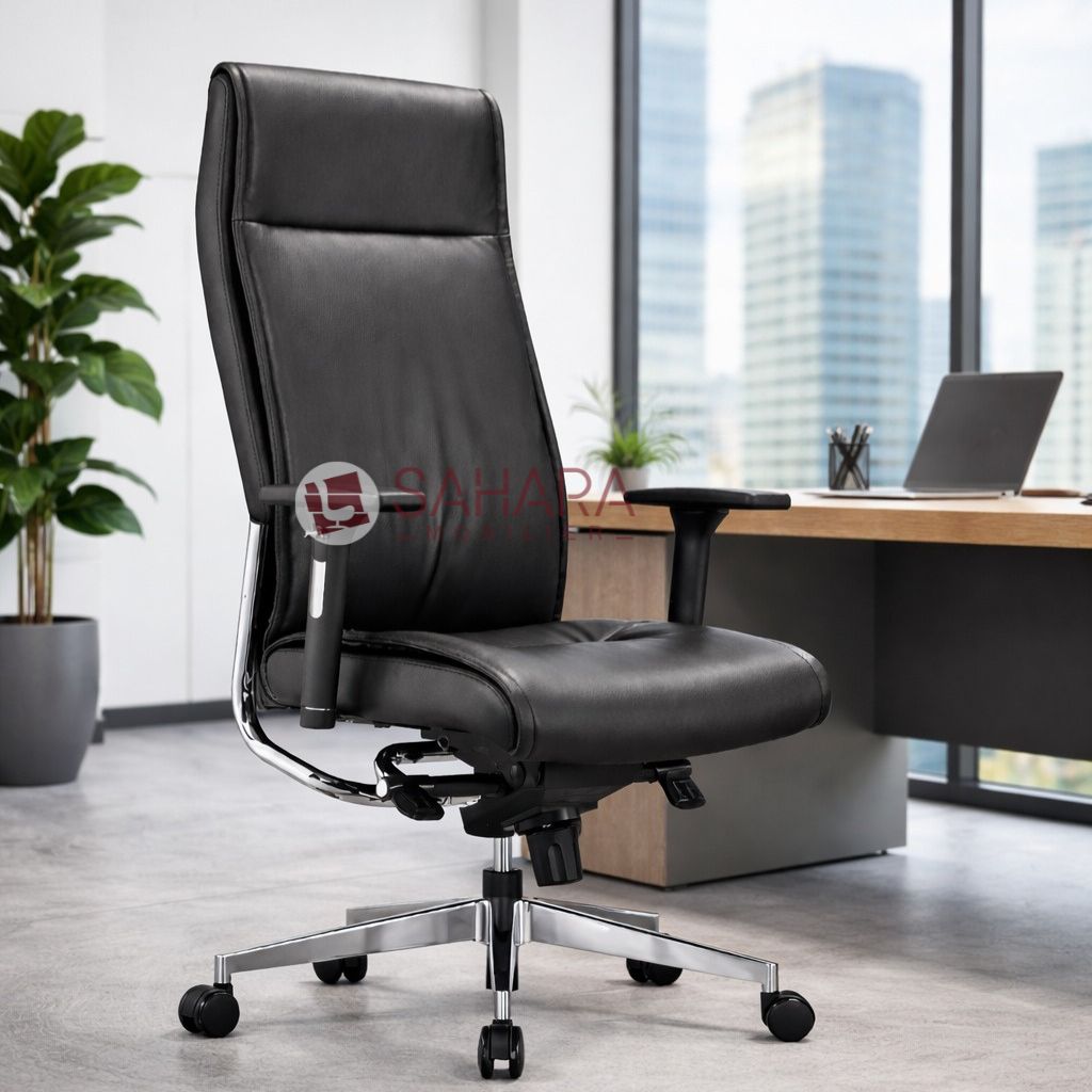 Fauteuil de direction Plame C0647 ergonomique avec dossier haut – Sahara Mobilier