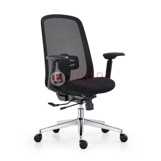 Siège de direction moderne en Mesh pour open space ou bureau privé – Sahara Mobilier