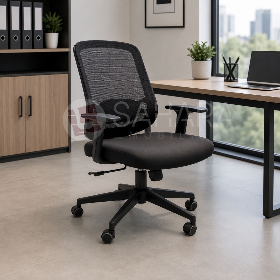 fauteuil en MeSH avec roulettes Forme étoile PVC 