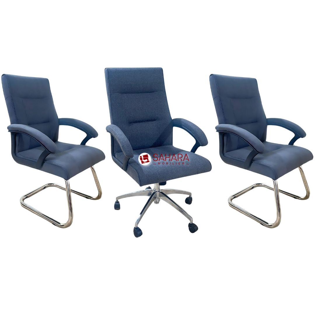 Pack fauteuil de direction en tissu 