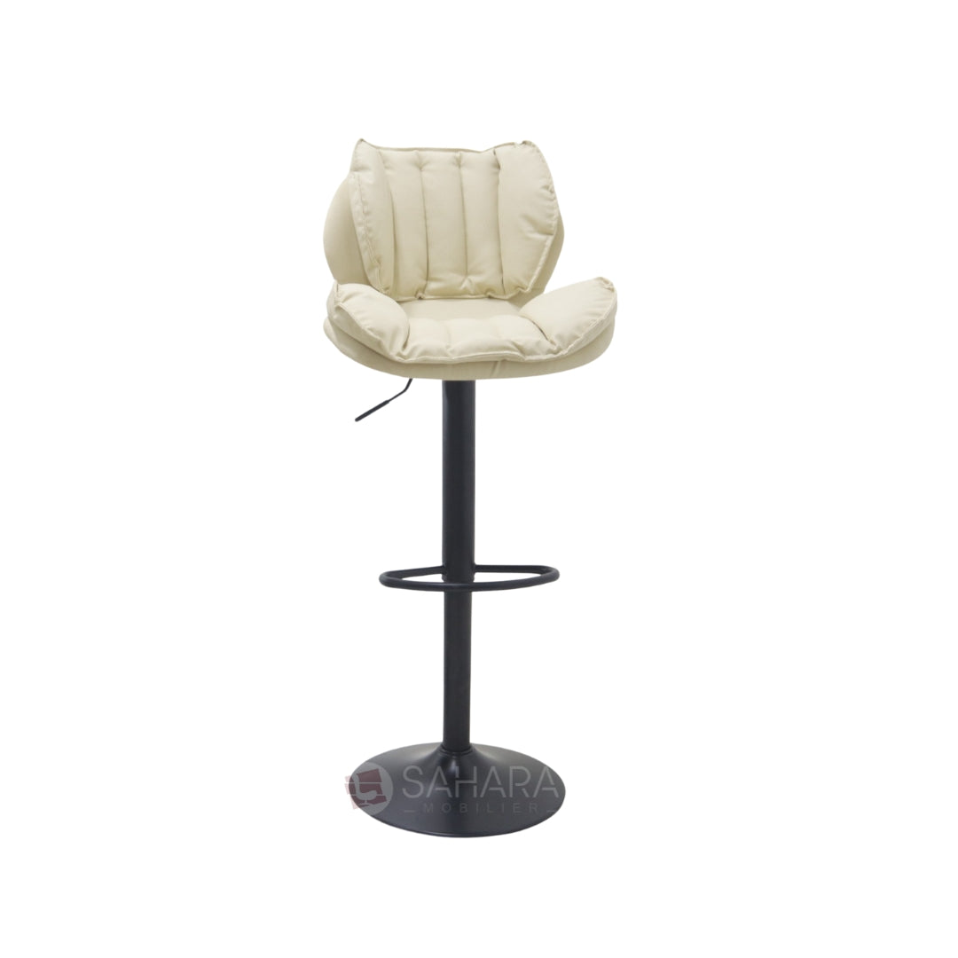 Tabouret en couleur beige