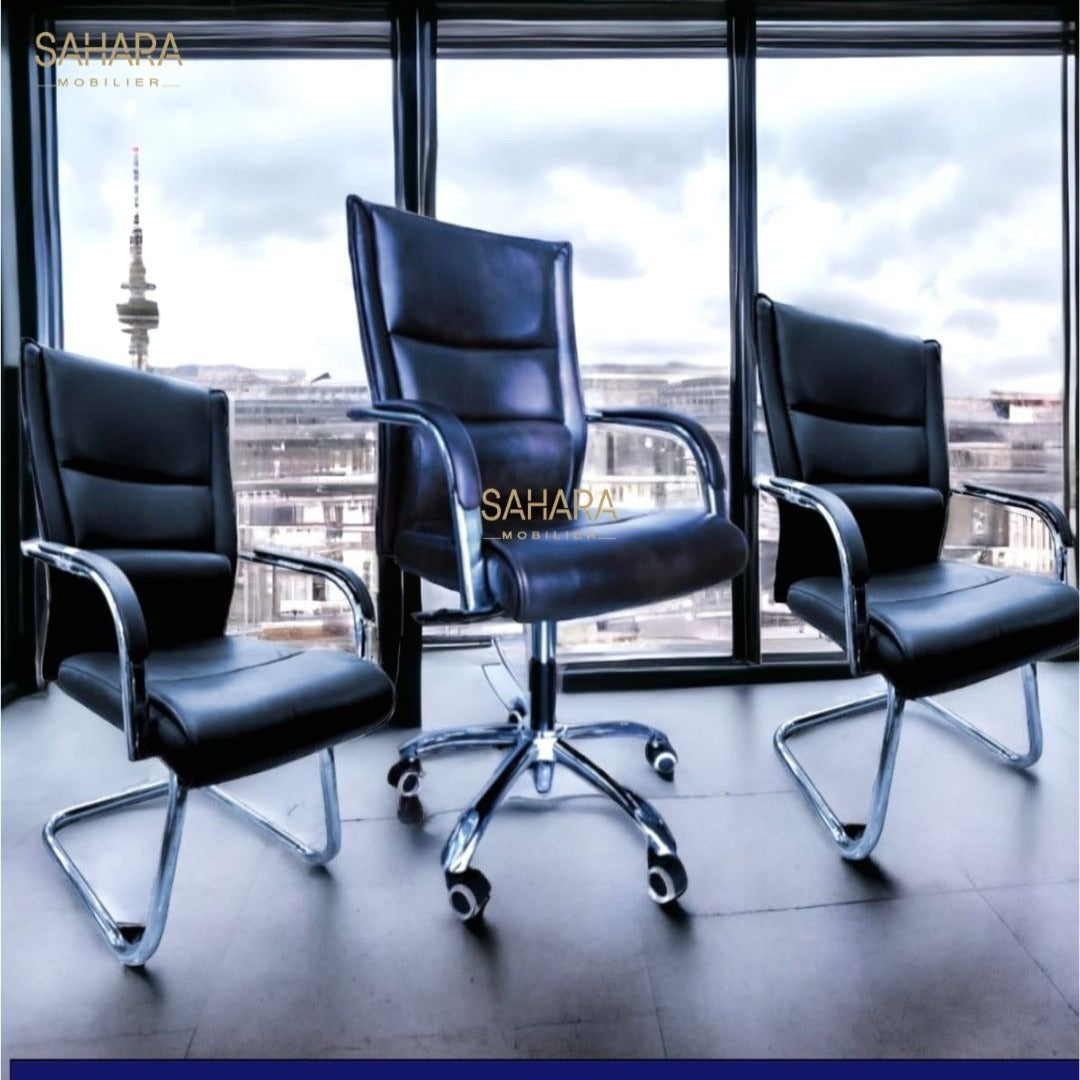Pack de fauteuils en simili cuir Aira Réf B3170