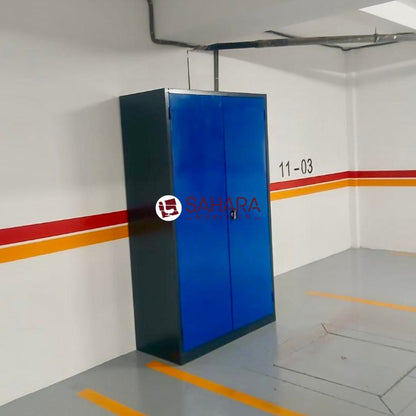 Armoire haute métallique avec 2 portes battante   A0529