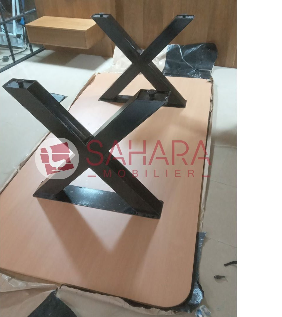 Table de réunion piètement X Réf B3114