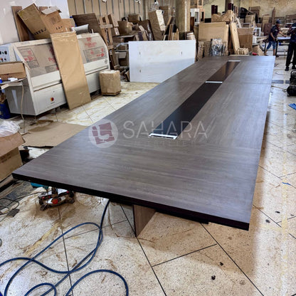 Table de réunion modulaire en bois 700 cm Réf. B3178