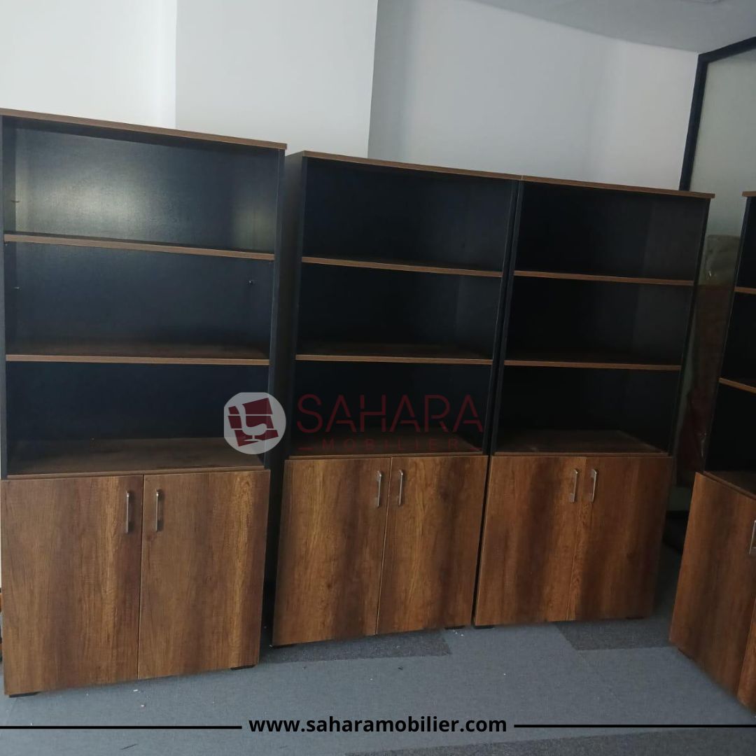 armoire bibliothèque en bois   A0519